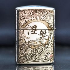 Zippo Bạc Khối Armor Khắc Phượng Hoàng Bất Tử BK65