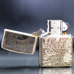 Zippo Bạc Khối Armor Khắc Phượng Hoàng Bất Tử BK65