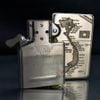 Zippo Bạc Khối Tái Bản 1937 Vintage Chặt Góc Khắc Bản Đồ Việt Nam BK88