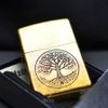 Zippo Đồng Bụi Khắc Cây Cuộc Đời Tree Of Life Z315