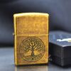 Zippo Đồng Bụi Khắc Cây Cuộc Đời Tree Of Life Z315