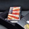 Zippo Vintage 1937 In Hình Lá Cờ Zippo MZC American Icon Z89