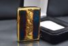 Zippo Armor Đồng Cháy Khắc Rồng Lượn 1 Mặt ZN33