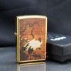 Zippo In Bức Tranh Bạch Hạc Dưới Tán Cây Đào ZN276