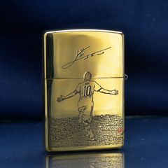Zippo Ốp Cúp Thế Giới World Cup Rusia 2018 và Lionel Messi ZN122