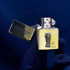 Zippo Ốp Cúp Thế Giới World Cup Rusia 2018 và Lionel Messi ZN122