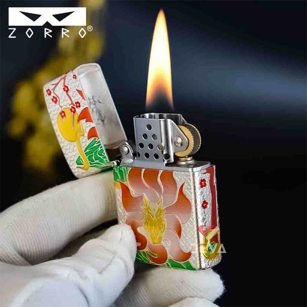 Bật lửa xăng đá Zorro hình Hồ Ly 9 đuôi bản giới hạn Z2-1137