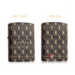 Bật lửa Zorro hoa văn kim cương mạ vàng bản giới hạn Z2-1080