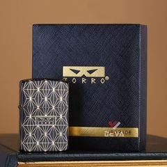 Bật lửa Zorro hoa văn kim cương mạ vàng bản giới hạn Z2-1080