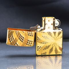 Zippo mạ vàng Gold Plate ZN20