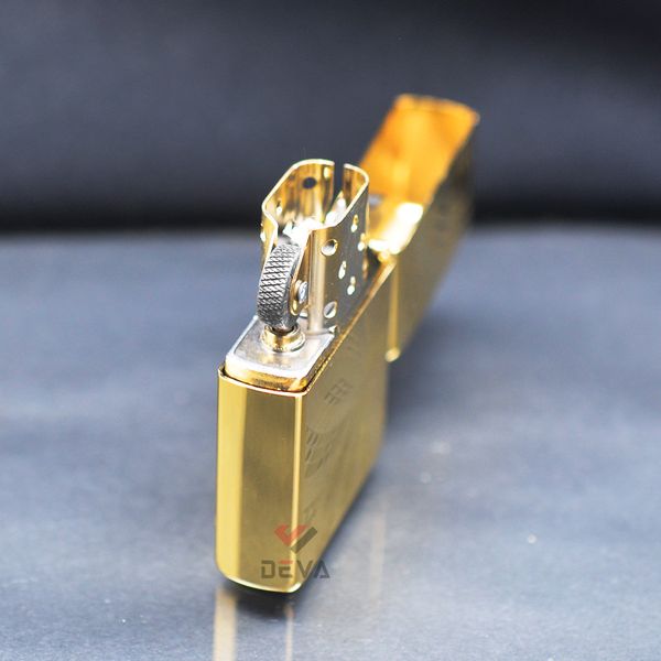 Zippo mạ vàng Gold Plate ZN20