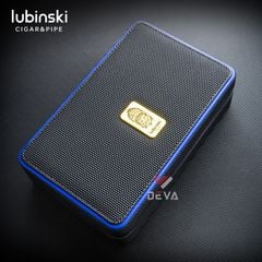 Bao da đựng 4 khay Cigar Lubinski có bật lửa và dao cắt YJA 50016