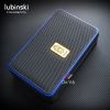 Set bao đựng 4 điếu Cigar Lubinski có bật lửa và dao cắt YJA-50016