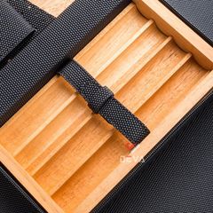 Bao da đựng 4 khay Cigar Lubinski có bật lửa và dao cắt YJA 50016