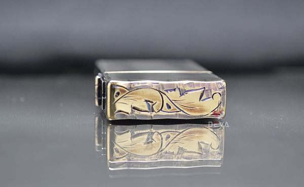 Tái bản 1935 đồng cháy hoa văn Antique Brass ZN82