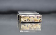 Tái bản 1935 đồng cháy hoa văn Antique Brass ZN82