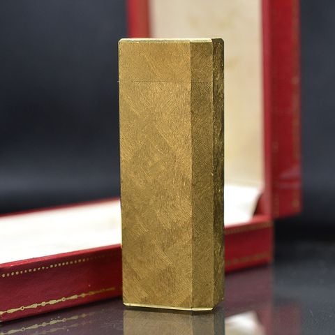 Bọc vàng Cartier vân xước 5 cạnh CA07