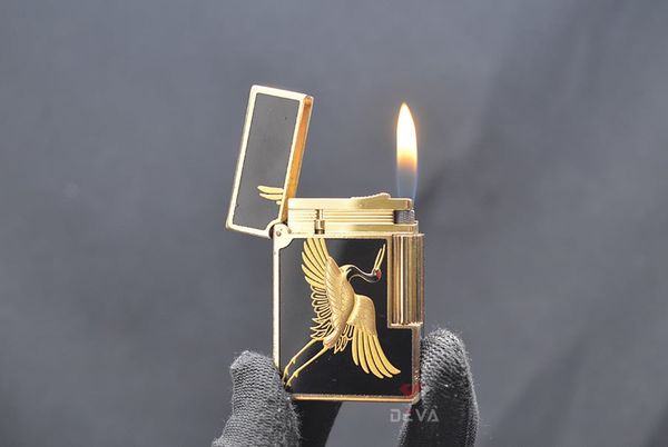 Dupont 2 lỗ thấp sơn mài dán hình chim DPH50