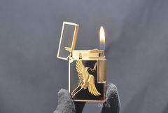 Dupont 2 lỗ thấp sơn mài dán hình chim DPH50