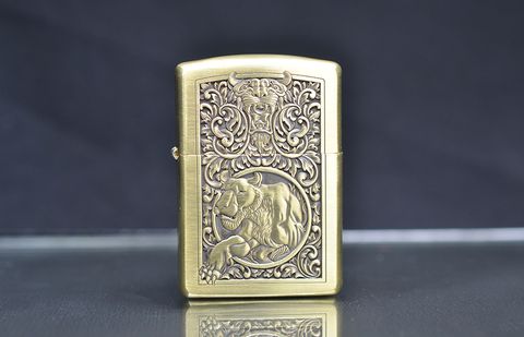 Mẫu zippo Armor khắc hình 3D nổi ZD49