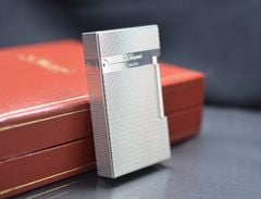 Dupont 2 lỗ vân kim cương nhỏ bọc bạc DPH122