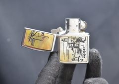 Zippo 1992 ốp khảm trai  C97