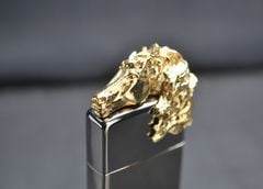 Zippo 1996 Emblem Đầu Ngựa – Mạ Vàng Gold Plated C203