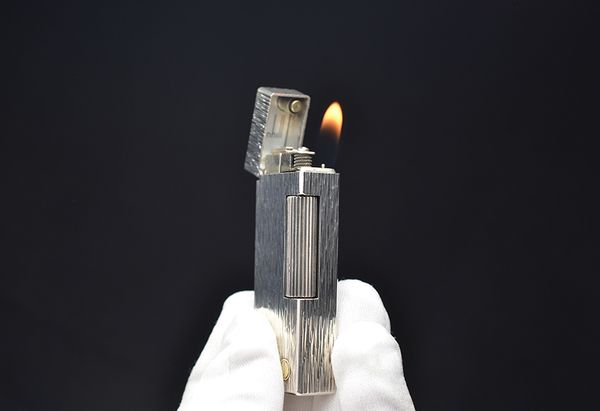 Bật lửa Dunhill xước dọc lớn DHI20