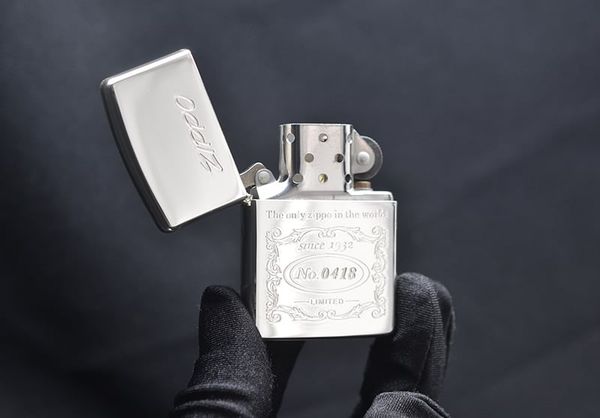 Set Zippo 1991 mạ bạc giới hạn C171