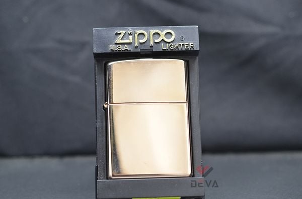 Zippo mạ vàng hồng trơn 1997 C772