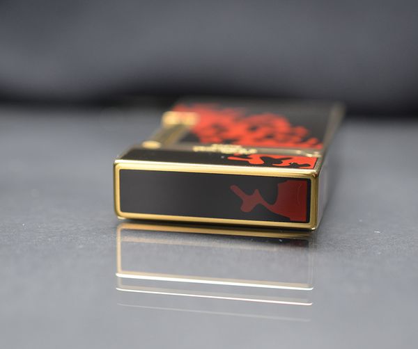 Dupont 2 lỗ cao sơn mài đen đỏ DPH36