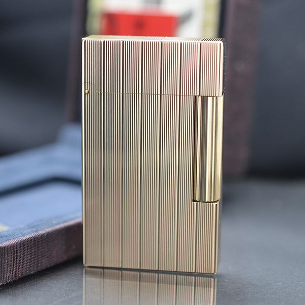 Dupont 1 lỗ bọc vàng hồng vân kẻ dọc DPH119