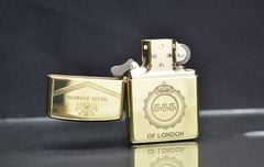 Zippo Armro khắc 555 vàng bóng ZK161