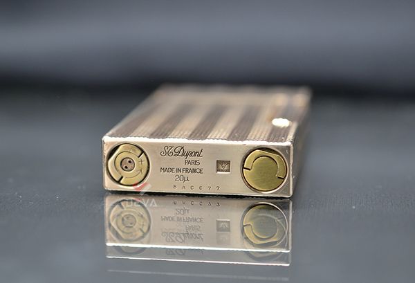 Bọc vàng hồng 2 lỗ cao kẻ dọc DPH43