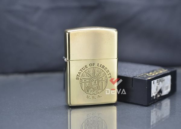 Zippo chu niên 1992 Liberty nữ thần tự do Mỹ C415