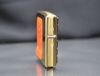 Set Zippo 1998 Emblem kẻ mạ vàng C06