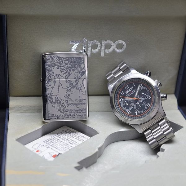 Set Zippo 2006 đồng hồ C100