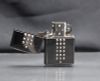Zippo 2005 gắn bạc khối C84