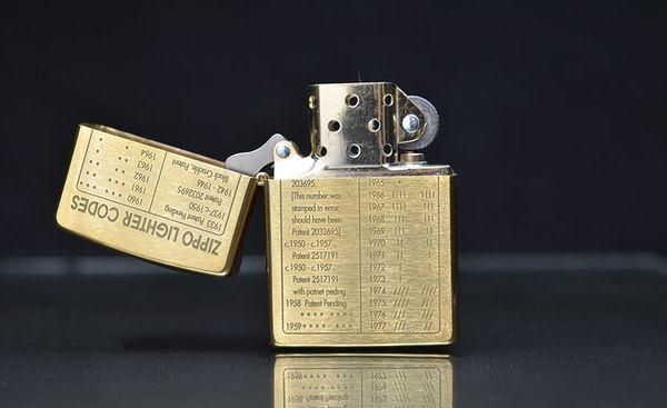 Zippo khắc mã code ZK157
