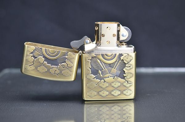 Zippo Armor khắc Harley Davidson ZD34