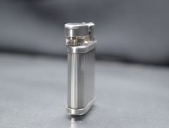 Dunhill bọc bạc kẻ dọc lửa thẳng loại thấp DHI41