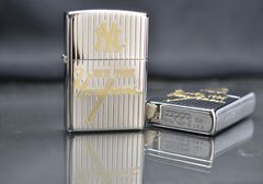 Bật Lửa Zippo 2002 New York Yankees – Bản Mạ Vàng Gold Plated Hiếm C25
