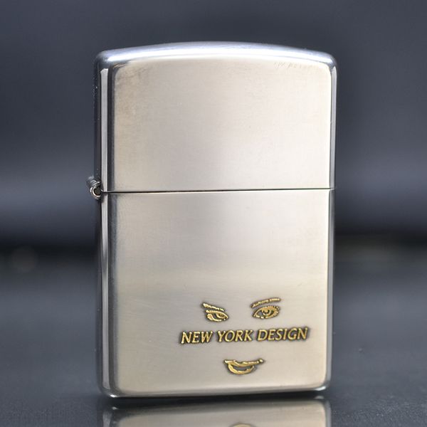 Zippo 1995 khuân mặt mạ vàng C104
