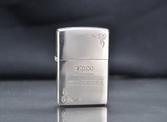 Set  Zippo 1998 gạt tàn và bật lửa mạ bạc C188