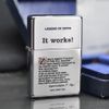 Zippo 1999 chủ đề thư It works C229