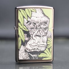 Zippo sơn hình chú Đười Ươi 1993 C222