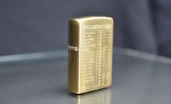Zippo khắc mã code ZK157