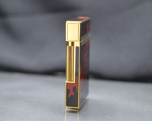 Dupont 2 lỗ cao sơn mài đen đỏ DPH36