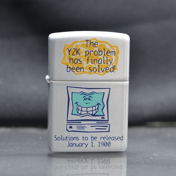 Zippo 1999  Y2K Problem Solved C39