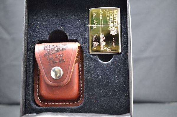 Zippo 1996 Mạ Vàng Gold Plated – Chủ Đề Matco Tools – Đời XII La Mã Hiếm C91